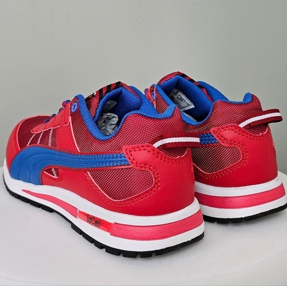 Mens PUMA Safety Kickflip Low SD Shoes RED/BLUE